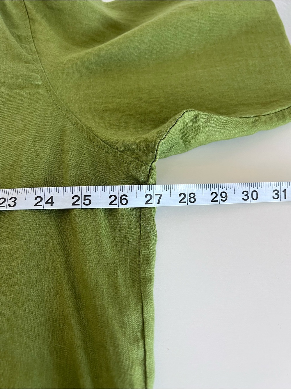 Gap Women's 100% Linen Big Shirt Button Down Calla Green Long Sleeve Coastal - Picture 7 of 8
